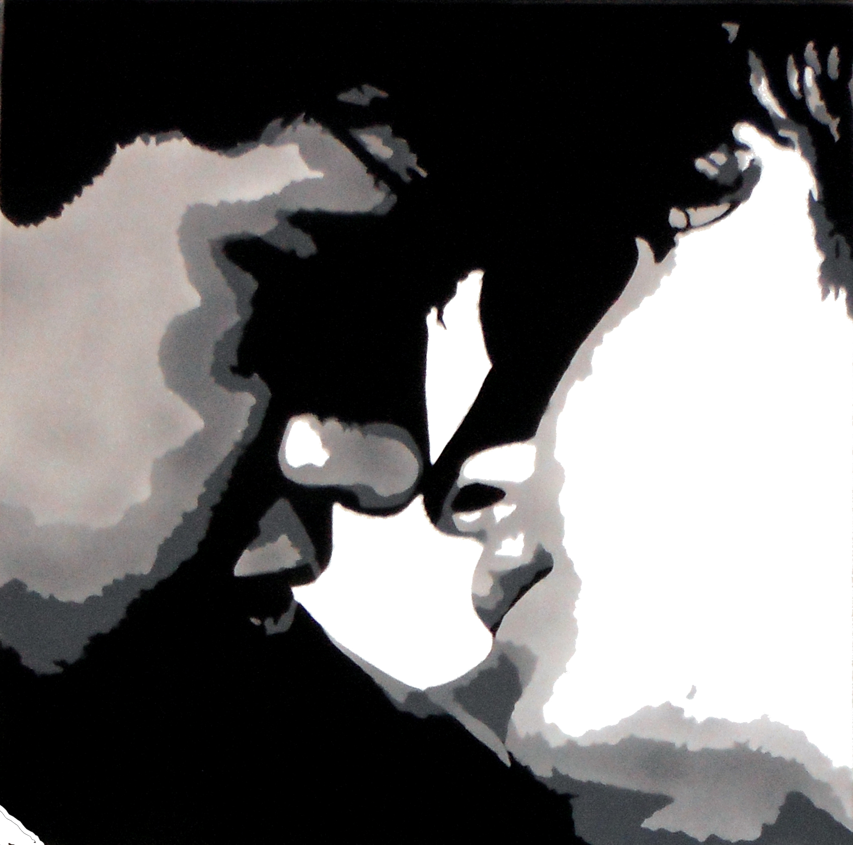 boys&apos; love, 2015, 70x70 cm